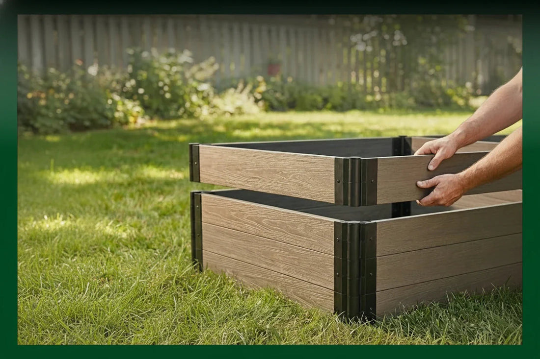 Easy DIY Stackable Garden Bed Boards Guide
