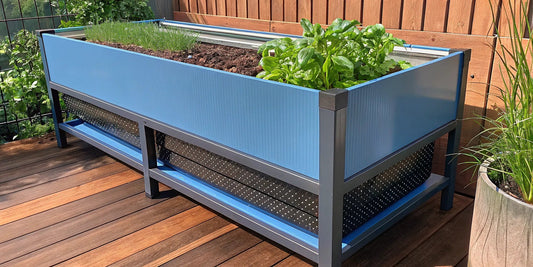 How to Use a Raised Planter Box with Water Reservoir