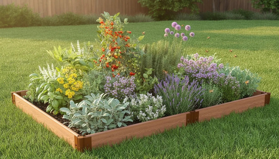 Raised Bed Pollinator Herb Garden Guide