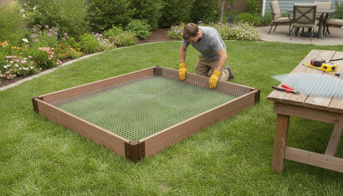 Step-by-Step Hardware Cloth Installation for Raised Garden Beds
