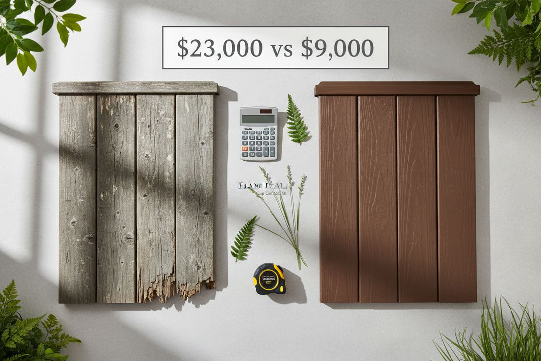 The True Lifetime Cost of Wood vs. WPC Fencing: What Homeowners Really Pay Over 30 Years