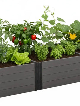 4' x 12' Raised Garden Bed - GardenBLOX Capped