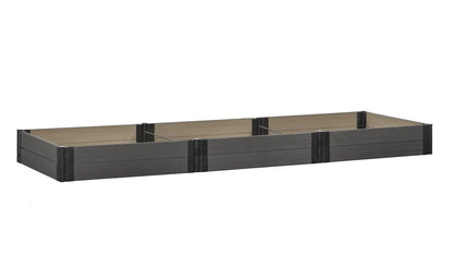 4' x 12' Raised Garden Bed - GardenBLOX Capped Raised Garden Beds Frame It All Ironwood 11" Metal