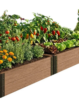 4' x 16' Raised Garden Bed - GardenBLOX Capped