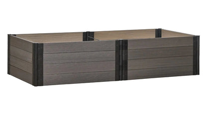 4' x 8' Raised Garden Bed - GardenBLOX Capped Raised Garden Beds Frame It All Ironwood 22" Metal