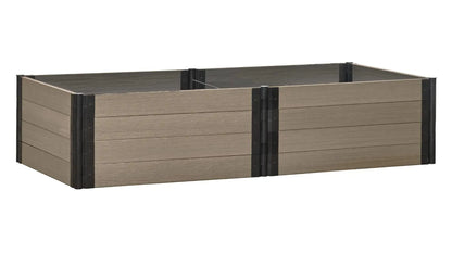 4' x 8' Raised Garden Bed - GardenBLOX Capped Raised Garden Beds Frame It All River Birch 22" Metal