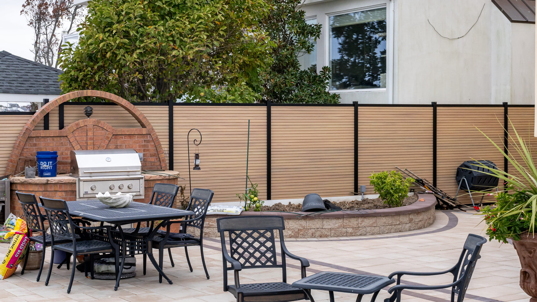 Valla Composite Riviera | Machimbrada | Vertical u Horizontal | Frame It All