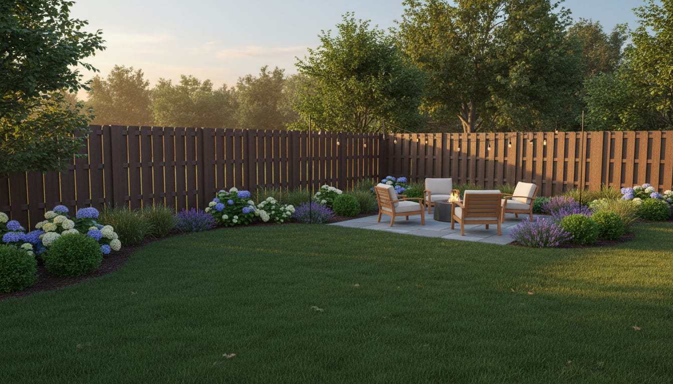 Cap Composite Pre-Assembled Fence Panels