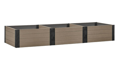 Cap Composite 4' x 12' Raised Garden Bed - GardenBLOX Raised Garden Beds Frame It All River Birch 22" 