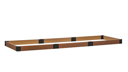 Cap Composite 4' x 12' Raised Garden Bed - GardenBLOX Raised Garden Beds Frame It All Teak 5.5" 