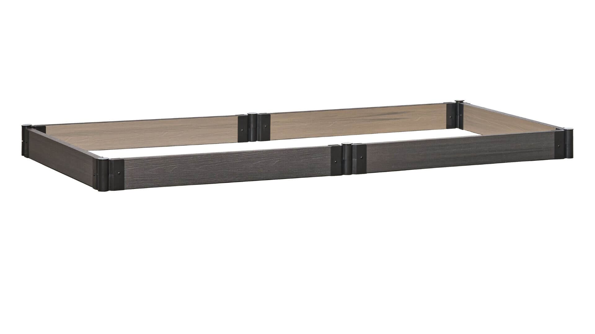 Cap Composite 4' x 8' Raised Garden Bed - GardenBLOX Raised Garden Beds Frame It All Ironwood 5.5" 