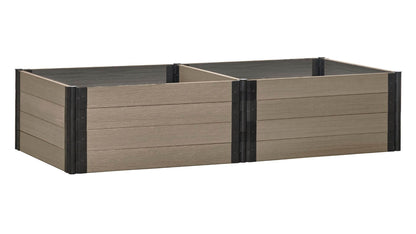 Cap Composite 4' x 8' Raised Garden Bed - GardenBLOX Raised Garden Beds Frame It All River Birch 22" 
