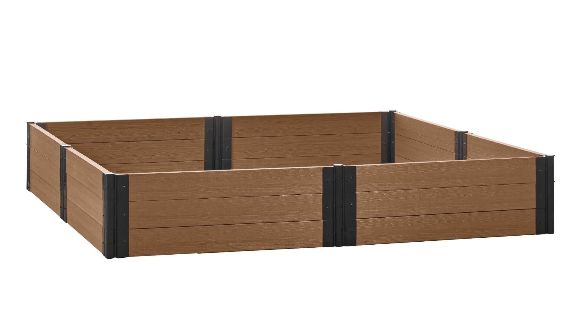 Cap Composite 8' x 8' Raised Garden Bed - GardenBLOX Raised Garden Beds Frame It All Hickory 16.5" 