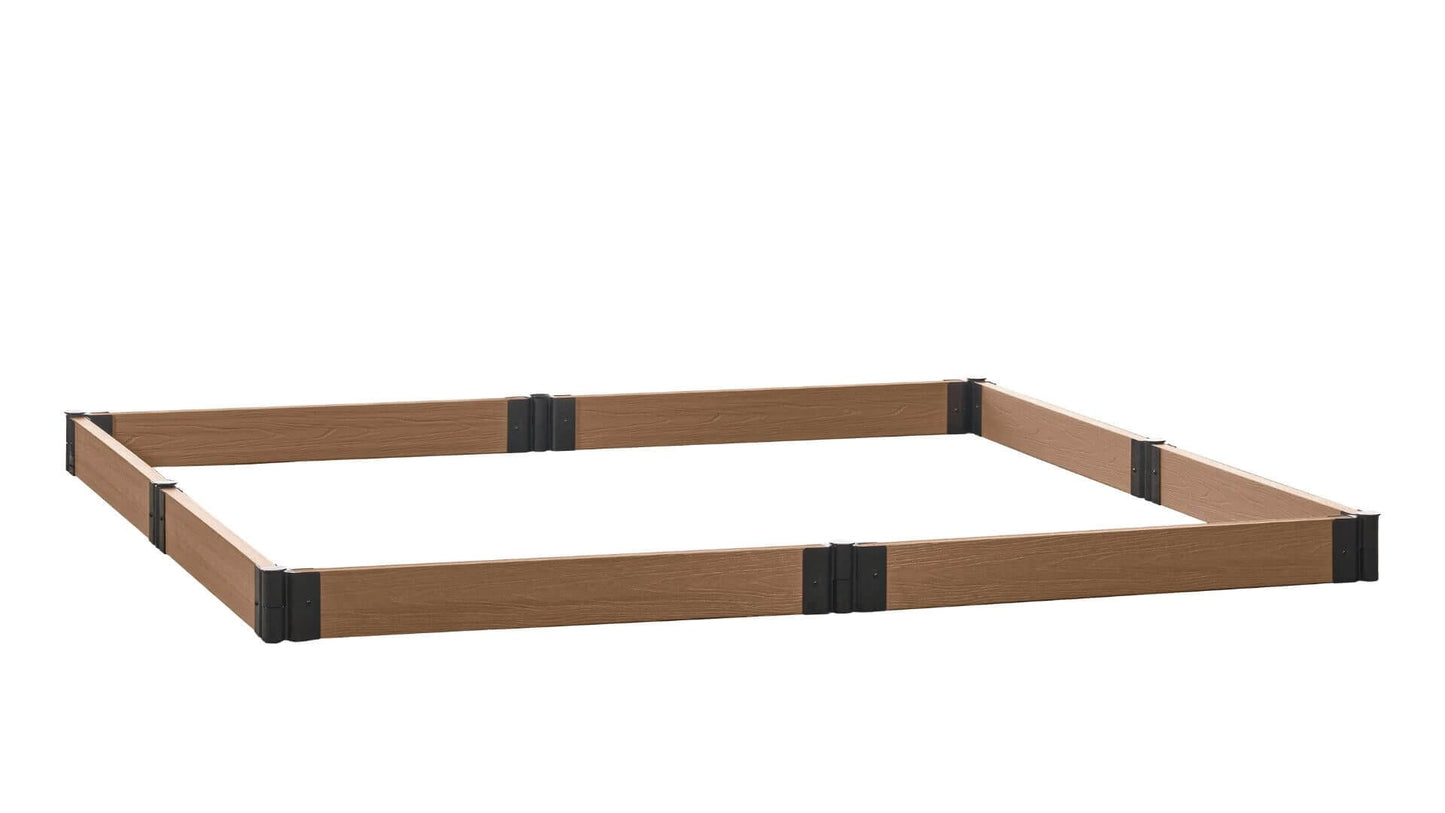 Cap Composite 8' x 8' Raised Garden Bed - GardenBLOX Raised Garden Beds Frame It All Hickory 5.5" 