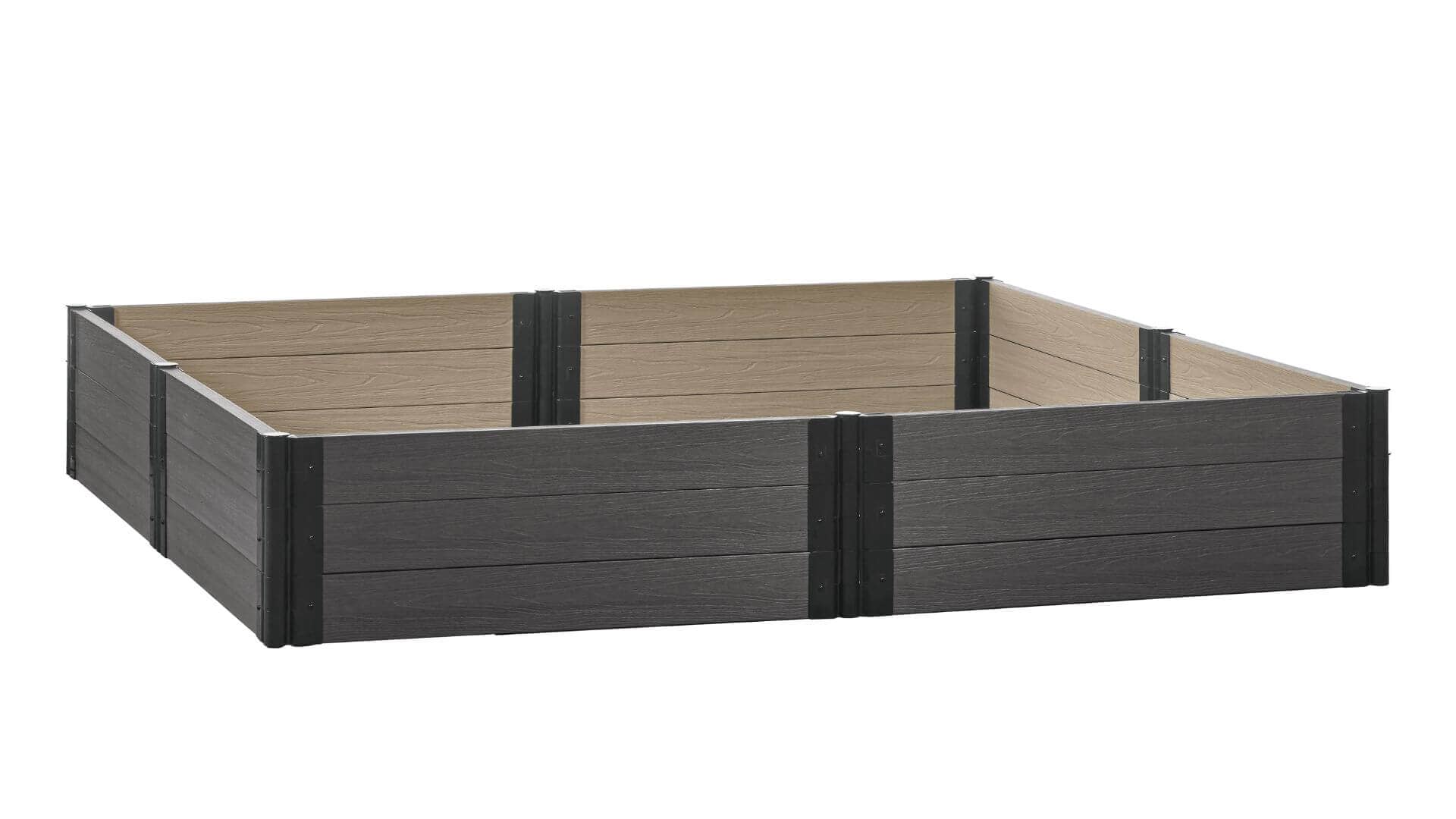 Cap Composite 8' x 8' Raised Garden Bed - GardenBLOX Raised Garden Beds Frame It All Ironwood 16.5" 