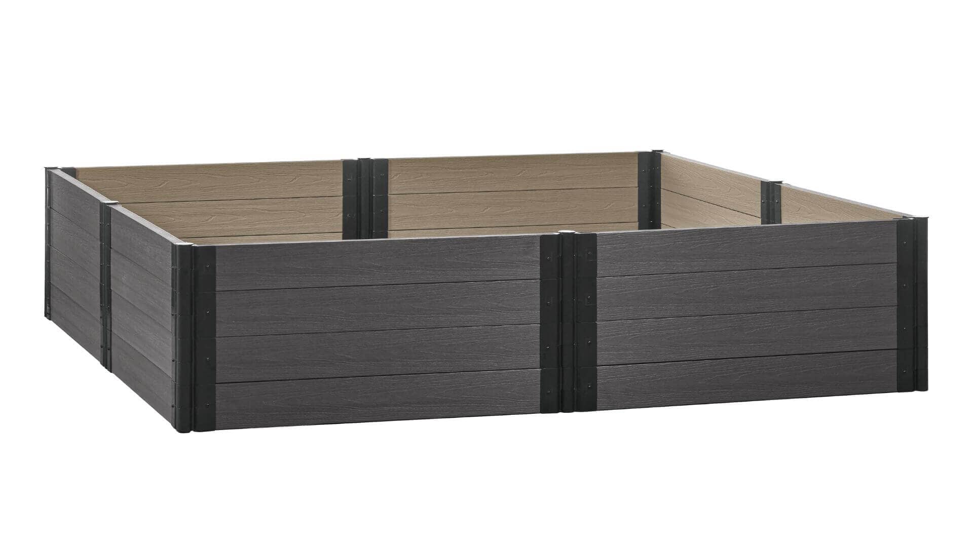 Cap Composite 8' x 8' Raised Garden Bed - GardenBLOX Raised Garden Beds Frame It All Ironwood 22" 