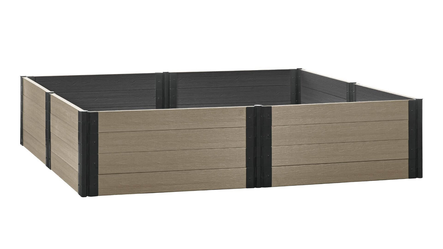 Cap Composite 8' x 8' Raised Garden Bed - GardenBLOX Raised Garden Beds Frame It All River Birch 22" 