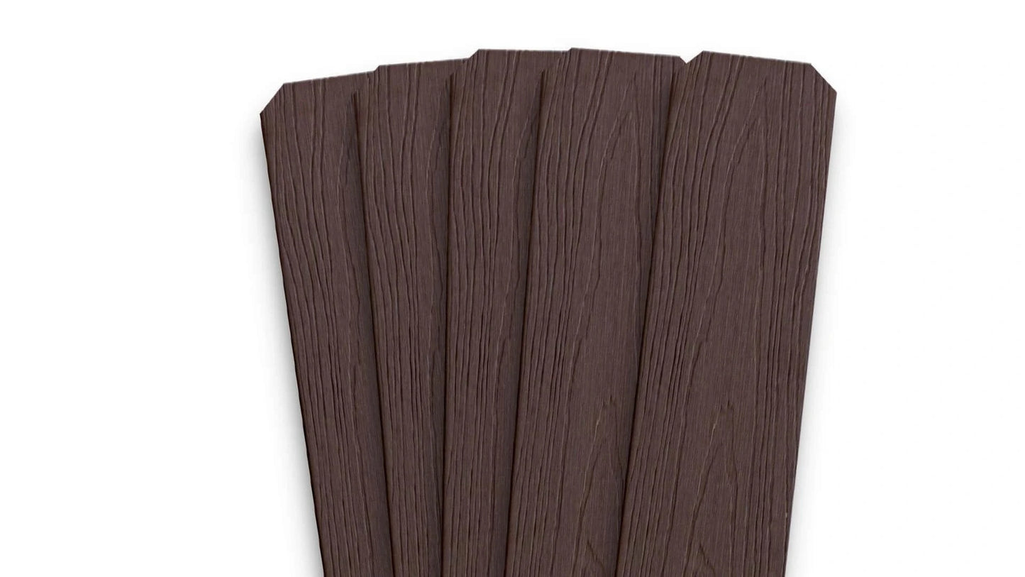 Capped Composite Picket 200PK Frame It All Mahogany Dog-Ear 