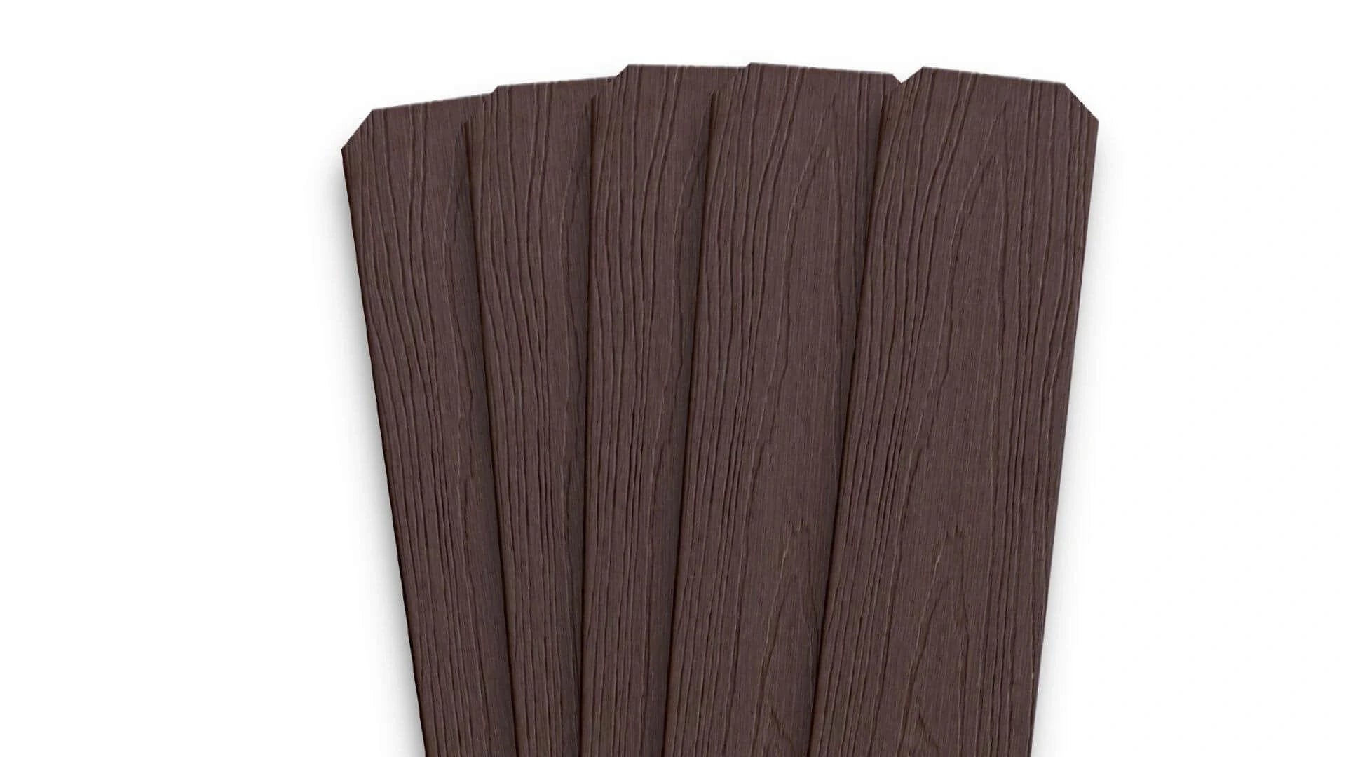Capped Composite Picket 200PK Frame It All Mahogany Dog-Ear 