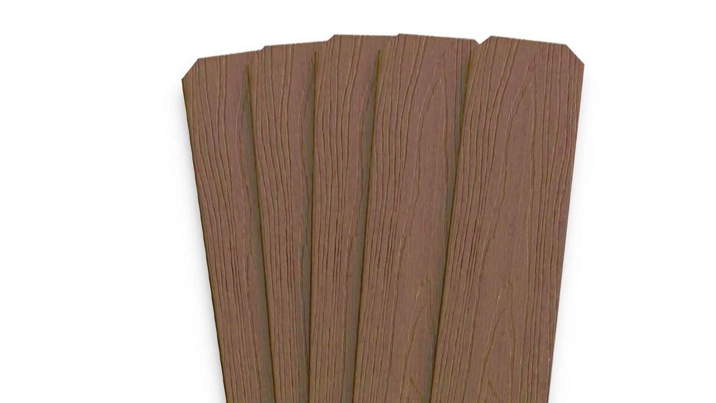 Capped Composite Picket 200PK Frame It All Teak Dog-Ear 