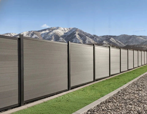 Composite Privacy Fence | Valla Horizontal Fence System | Frame It All