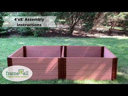 4' x 8' Raised Garden Bed - GardenBLOX Capped