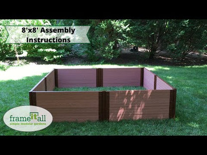 8' x 8' Raised Garden Bed - GardenBLOX Capped
