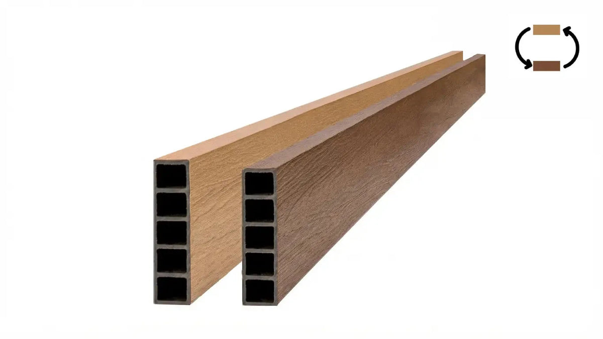 Raised Garden Metal Components - GardenBLOX Capped Parts Frame It All 4ft Teak/Red Cedar Board 