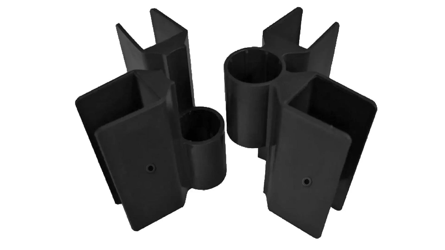Raised Garden Plastic Components - GardenBLOX Capped Frame It All 3-Way Joint Pack 
