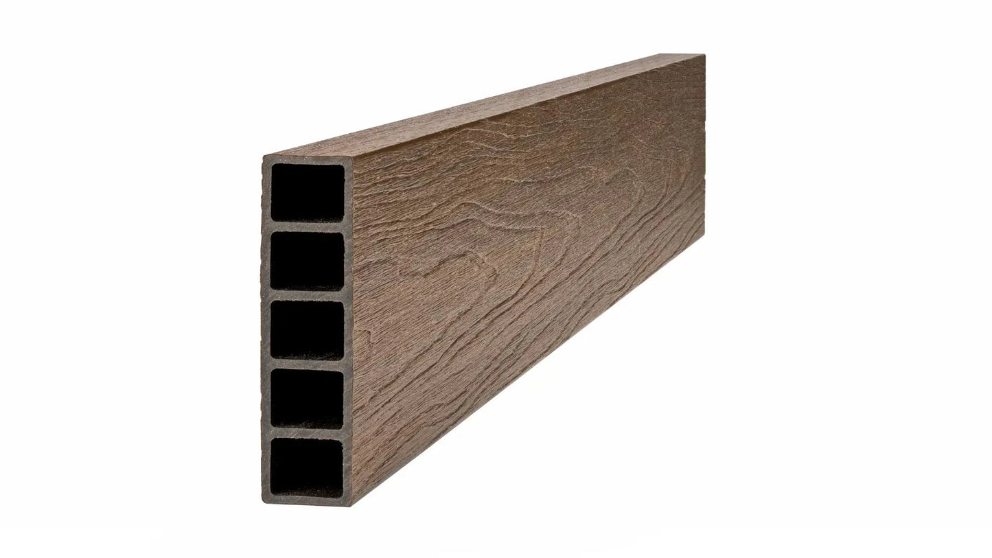 Raised Garden Plastic Components - GardenBLOX Capped Frame It All 4ft Hickory Board 