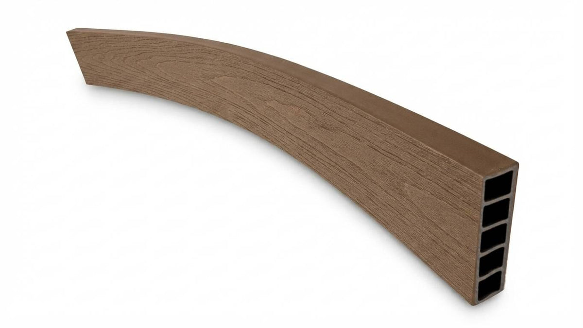 Raised Garden Plastic Components - GardenBLOX Capped Parts Frame It All 4ft Curved Hickory Board 