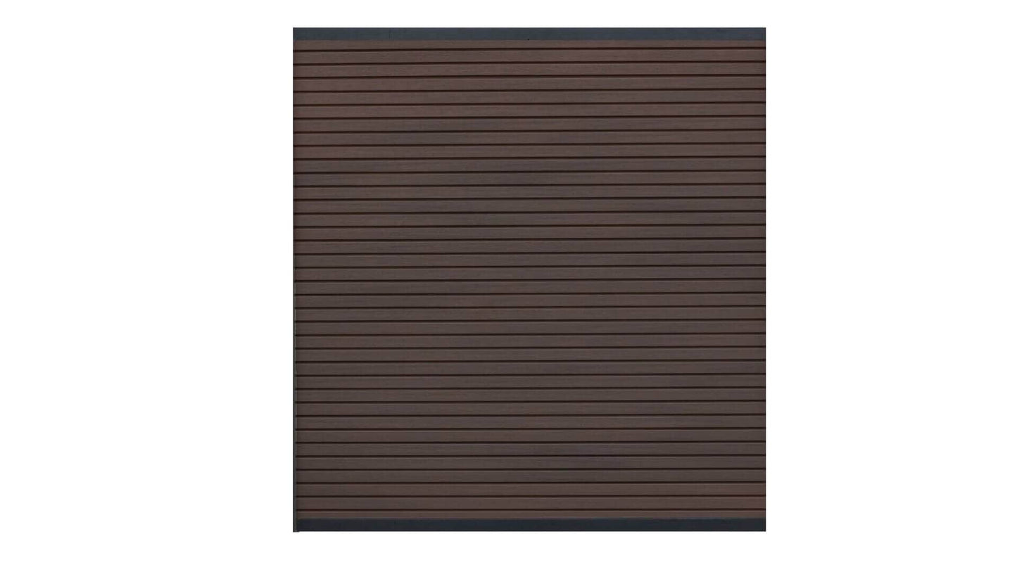 Riviera Cap Composite Privacy Fence Fence Frame It All Mahogany 12PK 
