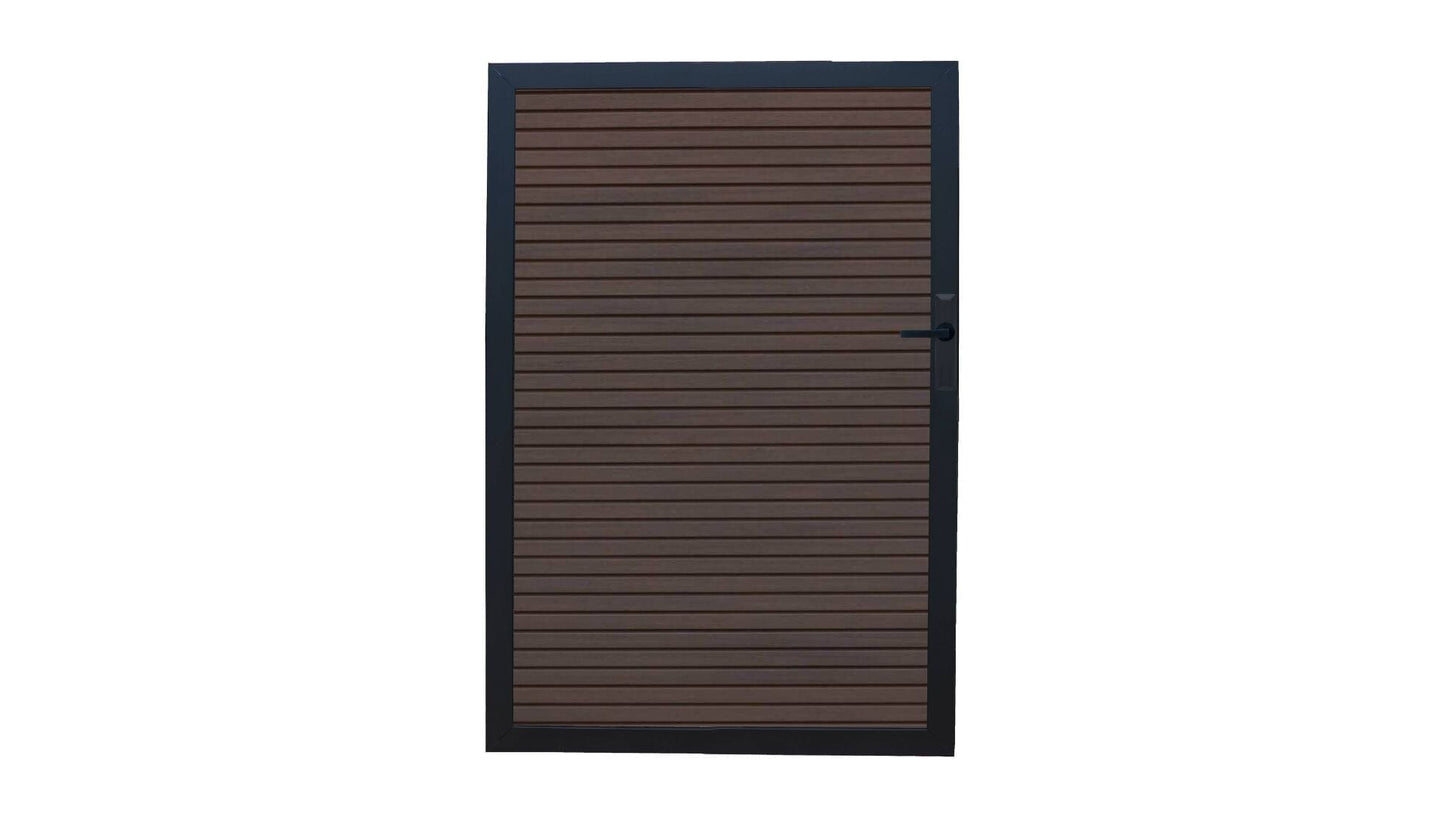 Riviera Cap Composite Privacy Fence (Request a Sample) Fence Frame It All Mahogany Horizontal Gate (48" x 72") 