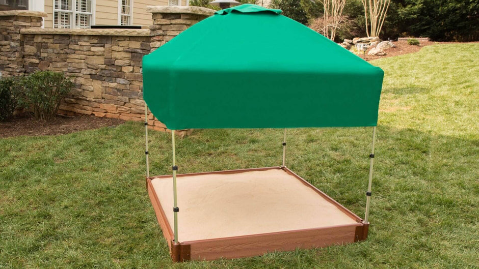 Sandbox Frame Composite Sandboxes with Cover | Rot-Free, Splinter-Free | Frame It All