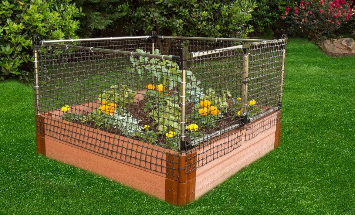 Stack & Extend 'Animal Barrier' with Gate - 4 Foot Wide Straight Panels Accessories Frame It All 