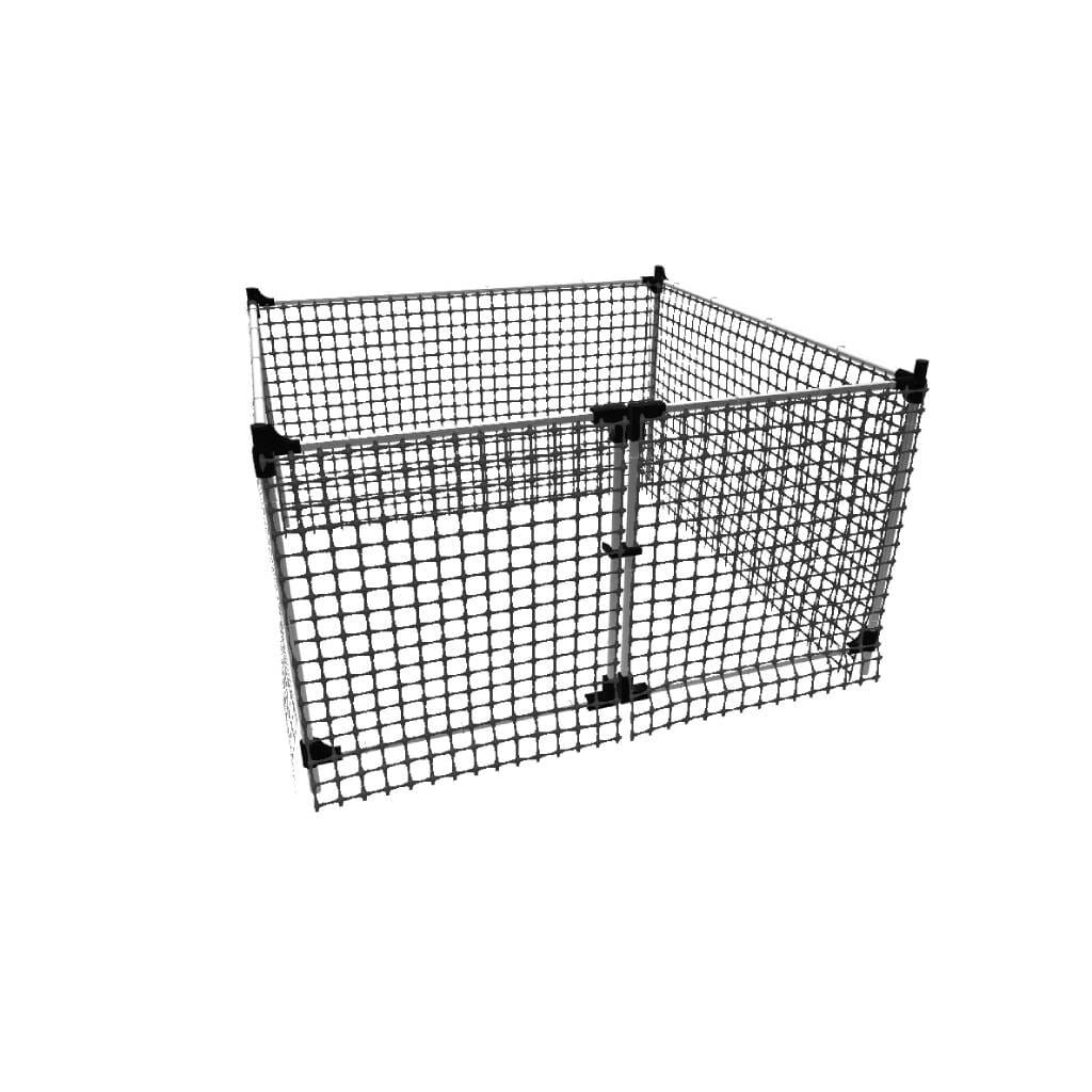 Stack & Extend Animal Barrier with Gate Accessories Frame It All 4 x 4 