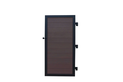 Valla Cap Composite Privacy Fence (Request a Sample) Fence Frame It All Mahogany 36" x 72" Privacy Gate 