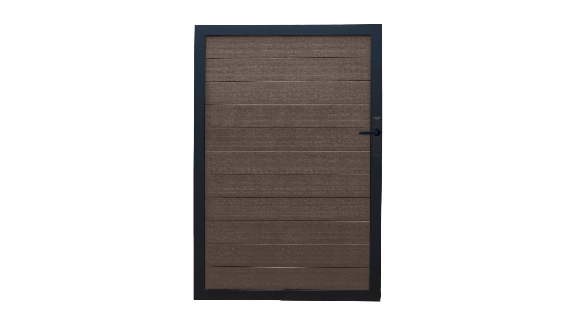 Valla Cap Composite Privacy Fence (Request a Sample) Fence Frame It All Mahogany 48" x 72" Privacy Gate 