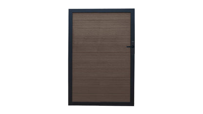 Valla Cap Composite Privacy Fence (Request a Sample) Fence Frame It All Mahogany 48" x 72" Privacy Gate 