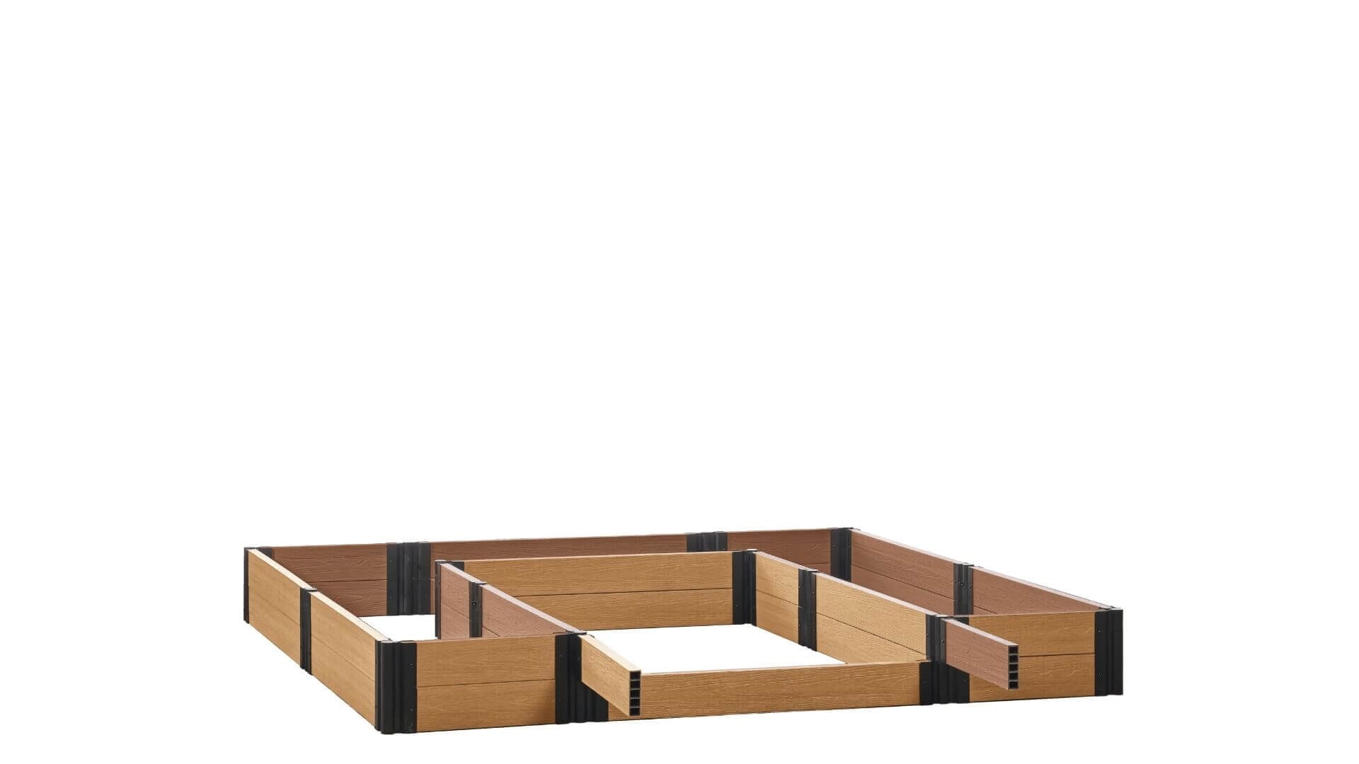 Walk-in Alamo 8' x 8' Animal Barrier Raised Garden Bed - GardenBLOX Capped Raised Garden Beds Frame It All Red Cedar 11" None