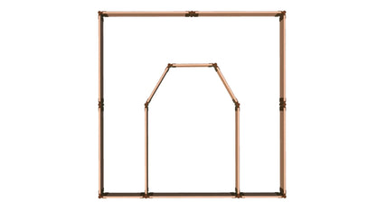 Walk-in Topolski 8' x 8' Animal Barrier Raised Garden Bed - GardenBLOX Capped Raised Garden Beds Frame It All 