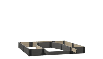 Walk-in Topolski 8' x 8' Animal Barrier Raised Garden Bed - GardenBLOX Capped Raised Garden Beds Frame It All Ironwood 11" None