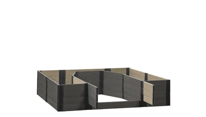 Walk-in Topolski 8' x 8' Animal Barrier Raised Garden Bed - GardenBLOX Capped Raised Garden Beds Frame It All Ironwood 22" None