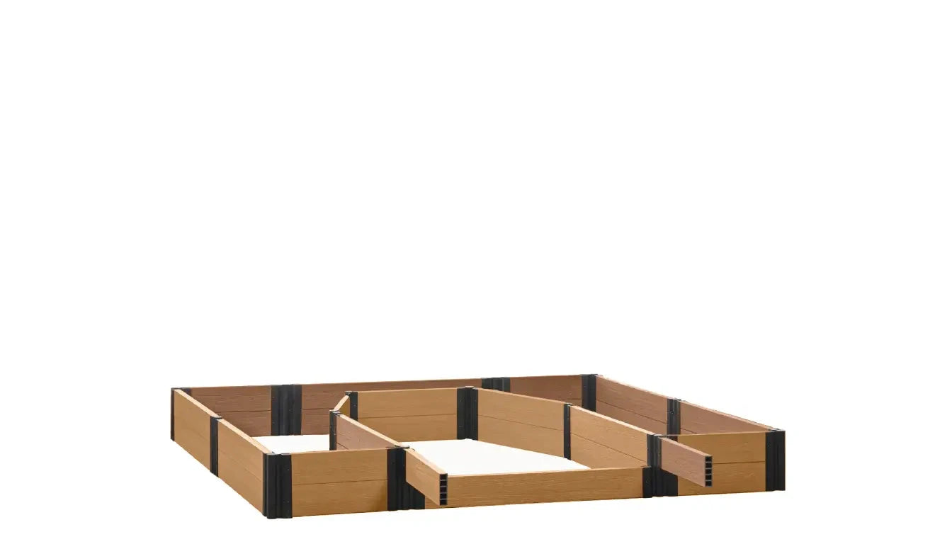 Walk-in Topolski 8' x 8' Animal Barrier Raised Garden Bed - GardenBLOX Capped Raised Garden Beds Frame It All Red Cedar 11" None
