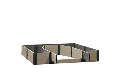 Walk-in Topolski 8' x 8' Animal Barrier Raised Garden Bed - GardenBLOX Capped Raised Garden Beds Frame It All River Birch 16.5" None