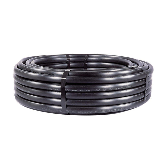 1/2" (.700 OD) Poly Drip Tubing for Drip Irrigation Accessories Frame It All 