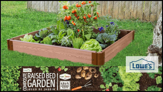 4' x 4' x 5.5” - 1" Profile: Classic Sienna Raised Garden Bed (Original Screw-Type Design) Raised Garden Beds Frame It All 