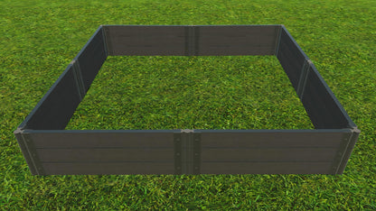 8' x 8' Raised Garden Bed Raised Garden Beds Frame It All Weathered Wood 2" 3 = 16.5"