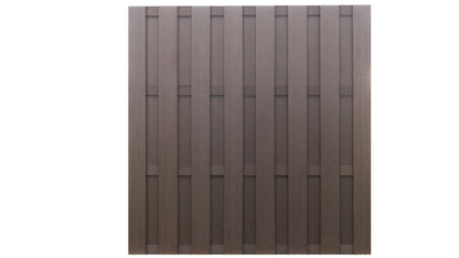 Cap Composite Pre-Assembled Fence Panels Parts Frame It All Mahogany Flat Top Shadowbow Panel 