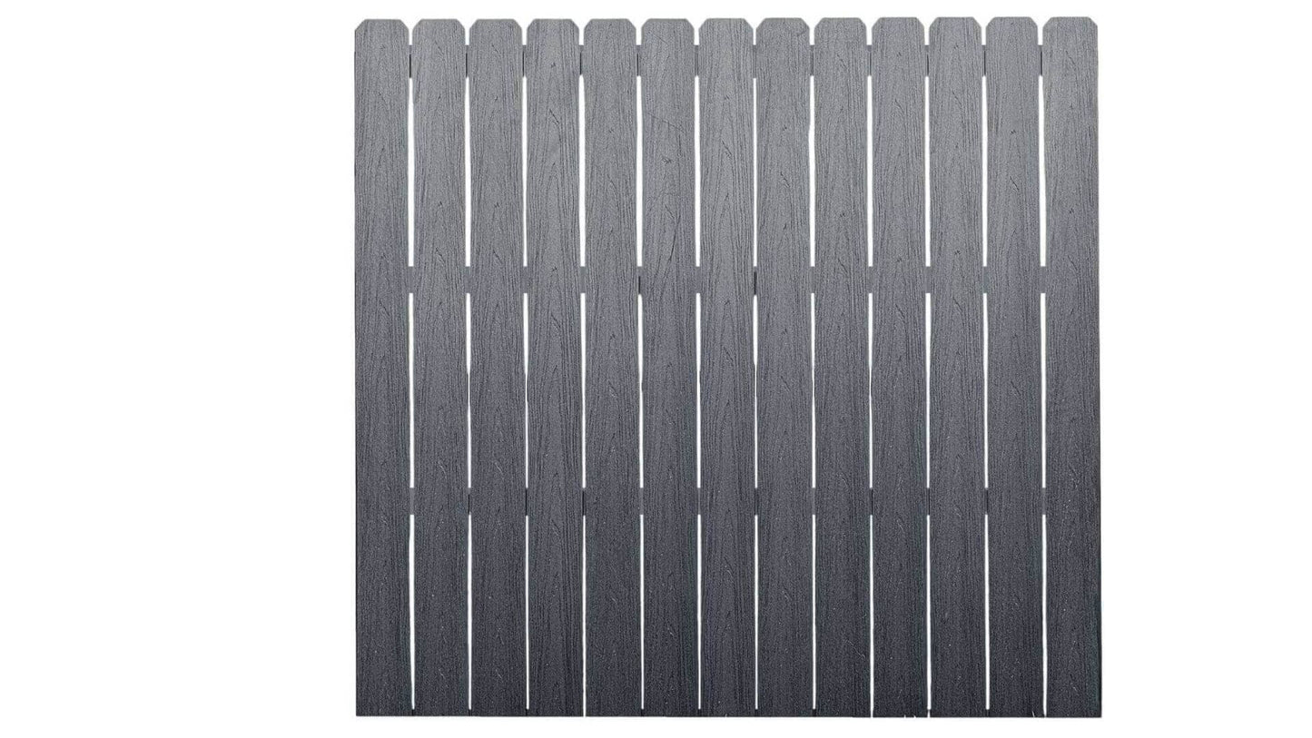 Cap Composite Pre-Assembled Fence Panels Parts Frame It All Slate Dogear Picket Panel 